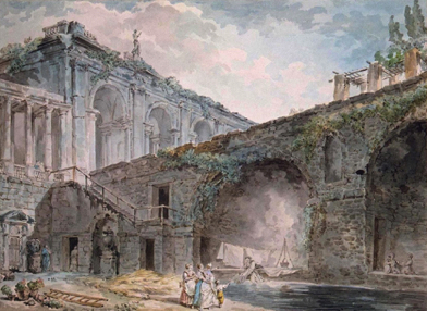 Figure 5 Rome in ruins at Villa Madama